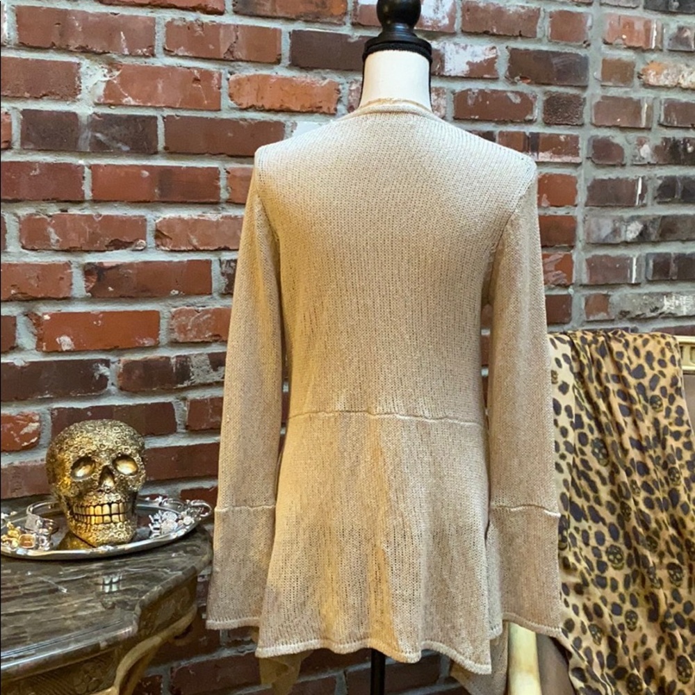 Loose Knit Shark Bite Cardigan - Picture 4 of 6